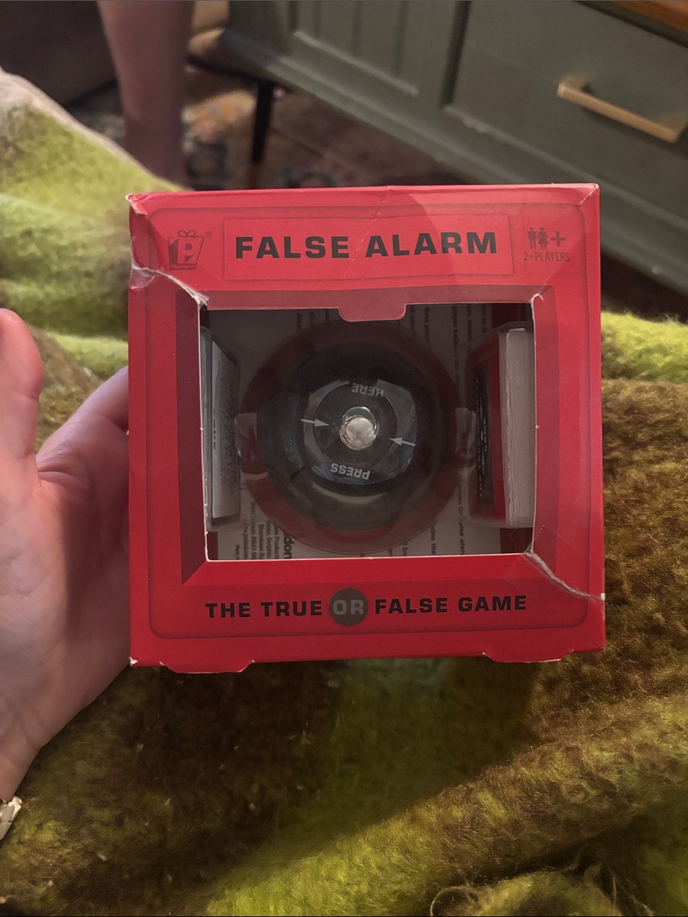 False Alarm Game - Red True or False Party Game